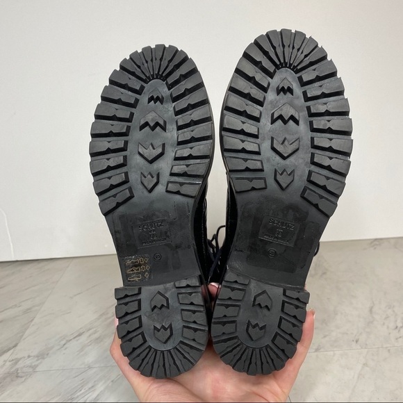 Schutz Amaris Black Puffer Hiking Boot 6B - Picture 12 of 14